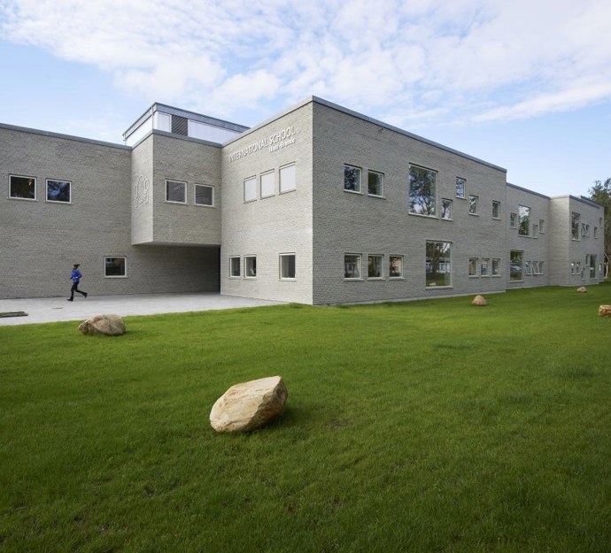 Ikast IB school from the outside